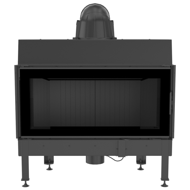 Wood and Steel Fireplace in Cyprus Petraland