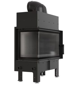 Wood and Steel Fireplace in Cyprus Petraland