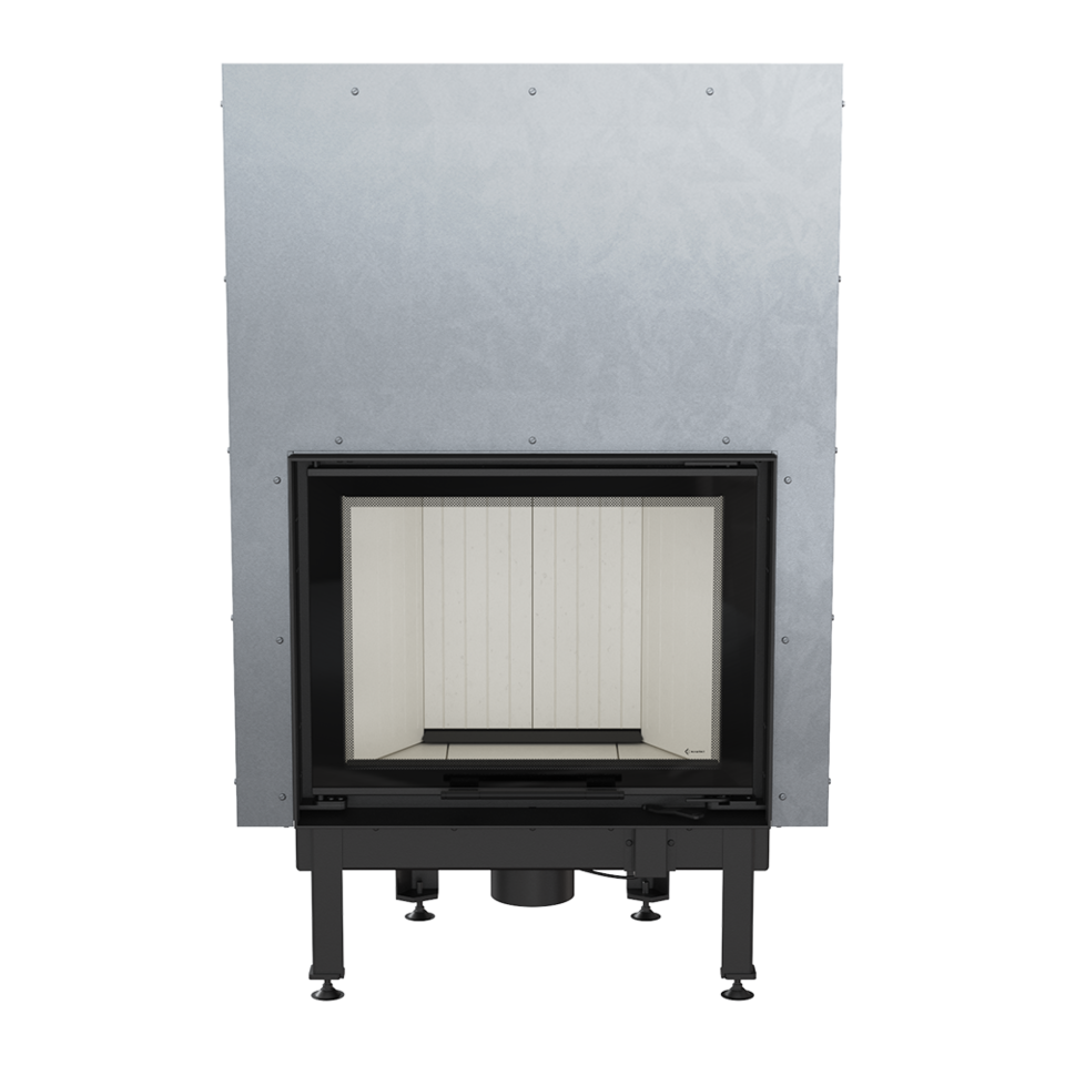 Wood and Steel Fireplace in Cyprus Petraland