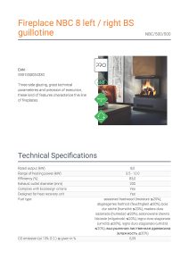 Wood and Steel Fireplace in Cyprus Petraland