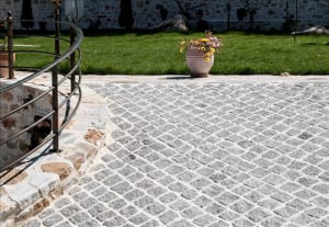 Cobblestones Granite Gray 10x10x5cm in Cyprus Petraland