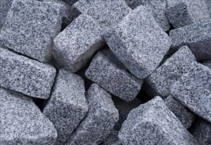 Cobblestones Granite Gray 10x10x5cm in Cyprus Petraland