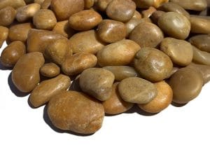 Polished Pebbles Yellow in Cyprus Petraland