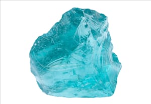 Turquoise Glass Stones in Cyprus Petraland