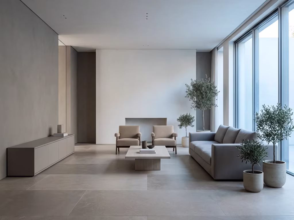 Petraland home stone wall decoration and fireplace installation - before-after comparison - before 1