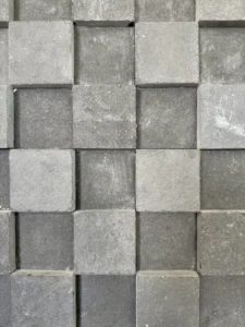 GRAY CUBES 3D 10X10